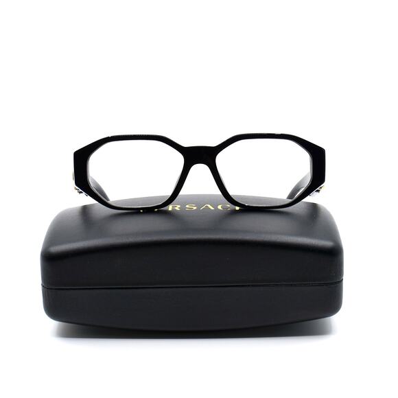 NEW VERSACE VE3320U GB1 BLACK AUTHENTIC EYEGLASSES FRAME - Picture 6 of 16